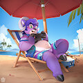 cw - chillin' at the beach