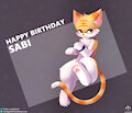 Happy Birthday Sabitsu [Art gift] by FireEagle2015