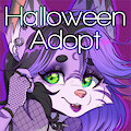 Halloween Kitty Adopt CLOSED by WetNTrippy