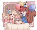 Harem420's  Birthday party by Pookiemonsterx by ScottySkunk
