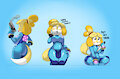 Stages of Zero Suit Isabelle