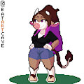 bouncy cow [animated commission] by batartcave