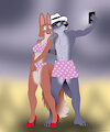 Mr Wolf and Ms Foxington by Rahir