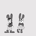 Classic Cartoon Dopple and Mimi by Dopple477