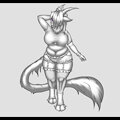 [WIP] - Thicc goth gal by YarpiLacertae