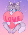 Valentines cutie Luna by Quietly