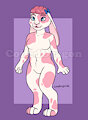 Strawberry Bunny - Gift Art -