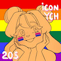 🏳️‍🌈#1 Pride icon YCH[OPEN] 🏳️‍🌈 by Kamichi