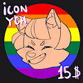 🏳️‍🌈#2 Pride icon YCH[OPEN] 🏳️‍🌈 by Kamichi