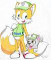 Green Means Go For Tails and Rocky by SilverSimba01
