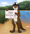 World Otter Day! (Comet) by AlsoFlick