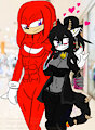 (AT) ~ Paula's Date with Knux!~ (AT) by MasterStevo31