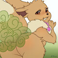 Farting close-up Eevee by ELtaile