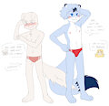 Summer Speedo Collection: Rush and Dominic by RushTheWolf