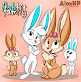 Rabbit family by AlexKParts