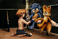 Sonic and Tails being Tickled by superkubo