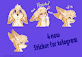 4 new Telegram Sticker by RukiFox