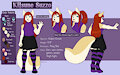 [CM] Kitsune Suzzo Reference Sheet (clothed ver.) by Malachyte