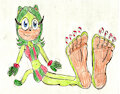 Rebecca's Candy Cane Toes by LouisEugenioJR