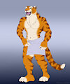 Tiger in a Towel by Rahir
