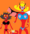 Davey and the bikini demon babes by Yami2011