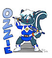 Ozzie Blue Ranger Badge by Friar