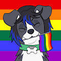 Rainbow Pride Flag Pawp by Pawpy