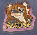 Avora Kuma Badge - By Erixalu by Darkflamewolf