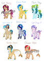Pony Adoptables by renaphin