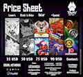 Price Sheet 2022 by Pawkyx3
