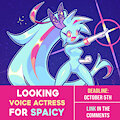 Voice Actress casting for Spaicy by Spaicy
