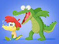 Alligator vs Crocodile by AlbinoTurtle