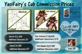Yaoifairy's Cub Commission Prices by Yaoifairy