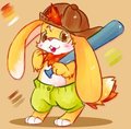 Bun Bun With A Baseball Bat! by Dajku