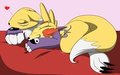 Sleepy Foxes by Synad