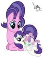 Rarity's Mother and her sister by ShadowGirl87