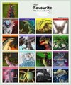 My favorite Pokemon of each type by Syntex