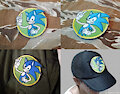 Sonic Velcro Embroidered Patch