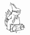 Sketch Request: blackwolf17 by StripedCrocodile