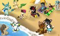 {C} Beach party! by Veis