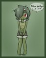 shy little frog girl Tamina by ManicMoon