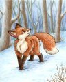 Fox in the Snow  by SilentRavyn