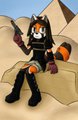 Anne the red panda: 8 years later by SnowyOwlKonnen