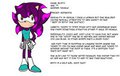 Blisty the hedgehog ( inkbunny only Character) by KrispinaTheDerp
