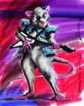Rattus on guitar [by Jenner] by MarkoTheRat